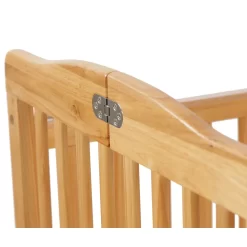 LA Baby Full Size Wood Folding Crib -Baby World 2784109 ALT5