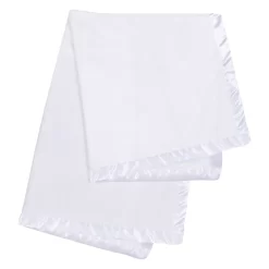 Trend Lab Plush Satin Trim Baby Blanket