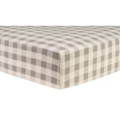 Trend Lab Check Deluxe Flannel Fitted Crib Sheet
