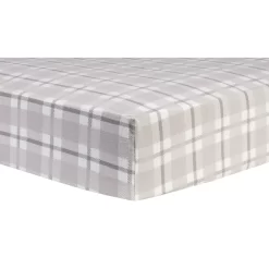 Trend Lab Plaid Deluxe Flannel Fitted Crib Sheet