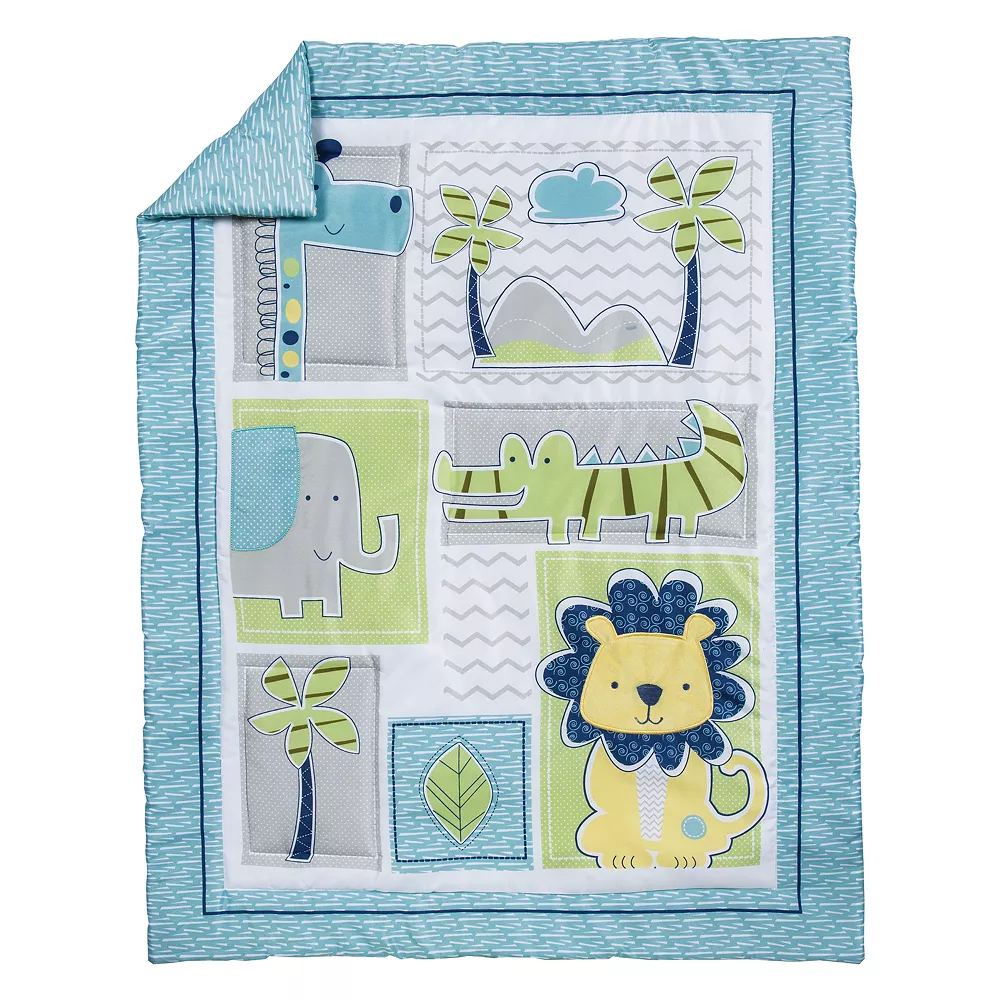 Trend Lab 4 Piece Jungle Roar Crib Bedding Set 4 Trend Lab 4 Piece Jungle Roar Crib Bedding Set - Image 4