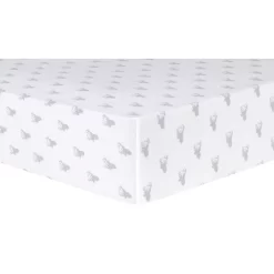 Trend Lab Stag Head Deluxe Flannel Fitted Crib Sheet