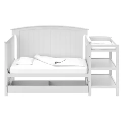 Storkcraft Steveston 4-in-1 Convertible Crib & Changer With Drawer -Baby World 3232007 ALT3