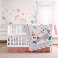 The Peanut Shell Safari Love 3-pc. Crib Bedding Set