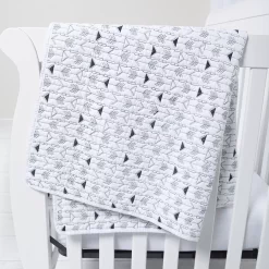 Sammy & Lou Black And White Arrows Quilt -Baby World 3426561 ALT2