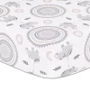 The Peanutshell Boho Elephants & Medallion Fitted Crib Sheet