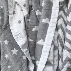 Living Textiles Cotton Muslin Jacquard Blanket -Baby World 3582133 ALT4