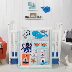 Trend Lab Ocean Pals 3 Piece Crib Bedding Set
