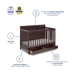 Storkcraft Graco Hadley Convertible Crib -Baby World 3686135 ALT10