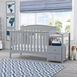 Delta Children Birkley Convertible Baby Crib N Changer