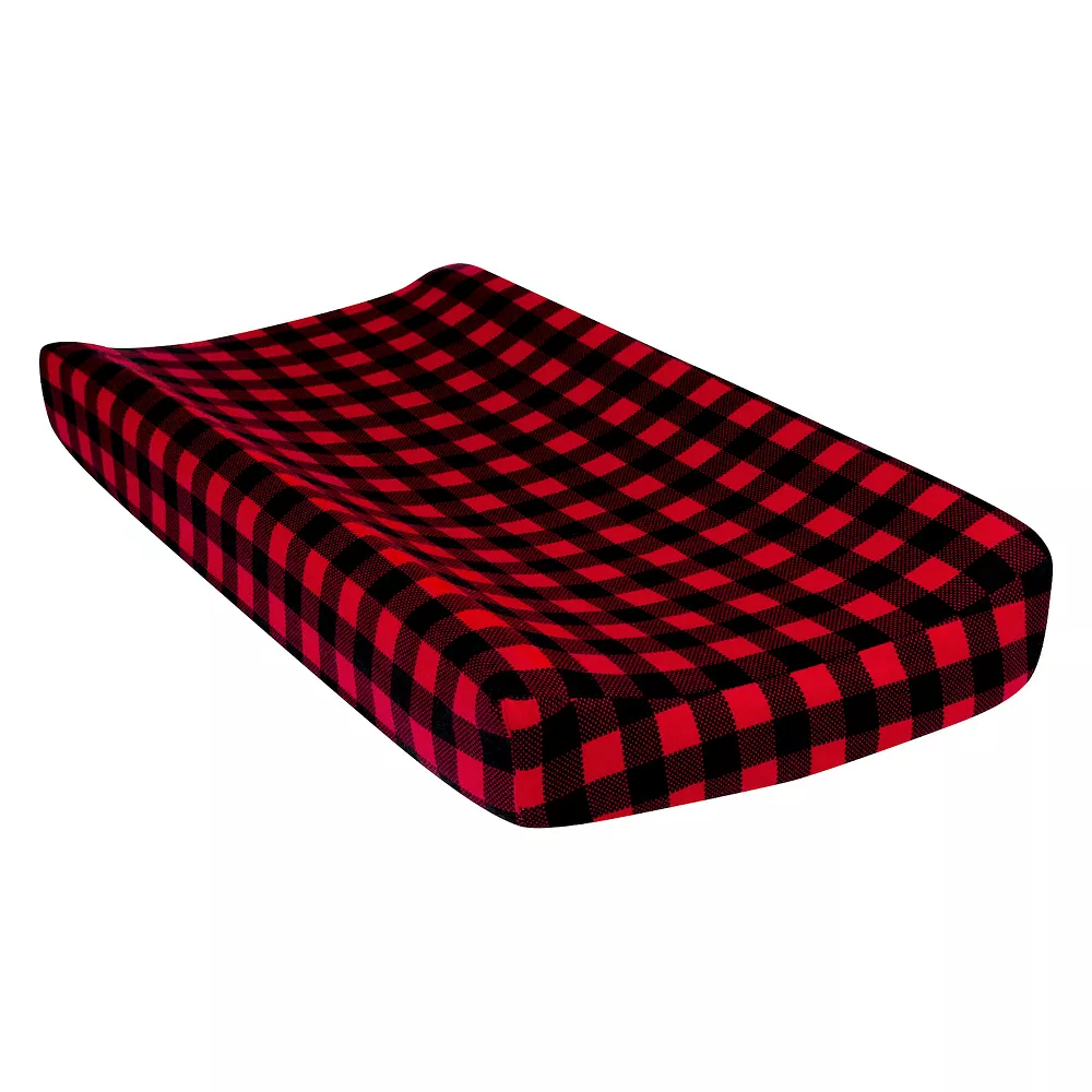 Trend Lab Buffalo Check Deluxe Flannel Changing Pad Cover 1 Trend Lab Buffalo Check Deluxe Flannel Changing Pad Cover