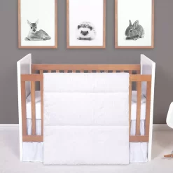 Trend Lab Simply White 3 Piece Crib Bedding Set