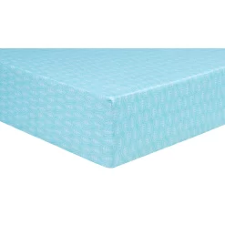 Trend Lab Leaves Jersey Fitted Crib Sheet