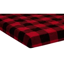 Trend Lab Buffalo Check Quilted Jersey Playard Sheet