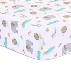 PS By The Peanutshell Safari 3 Piece Crib Bedding Set -Baby World 4410902 ALT2