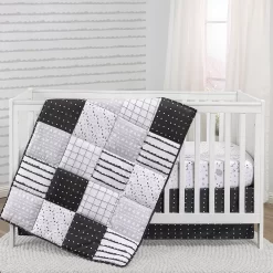 The Peanutshell Preston 3 Piece Crib Bedding Set