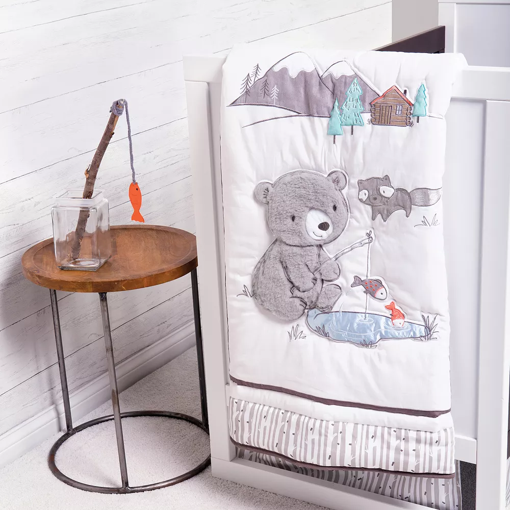 Trend Lab Gone Fishing 3 Piece Crib Bedding Set 6 Trend Lab Gone Fishing 3 Piece Crib Bedding Set - Image 6
