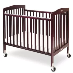 LA Baby Folding Compact Crib & Mattress