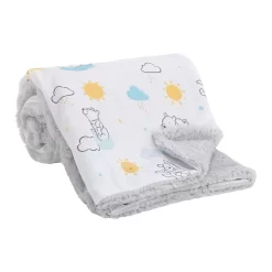 Disney's Winnie The Pooh Velboa & Sherpa Baby Blanket