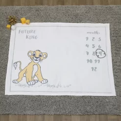 Disney's The Lion King Simba Milestone Baby Blanket 9 Disney's The Lion King Simba Milestone Baby Blanket -Baby World 5242311 ALT4