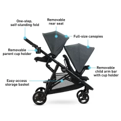 Graco Ready2Grow 2.0 Double Stroller -Baby World 5263699 ALT5