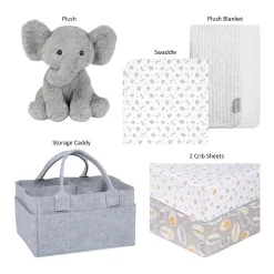 Trend Lab Safari 6 Piece Nursery Essential Gift Set By My Tiny Moments™ -Baby World 5289793 ALT4