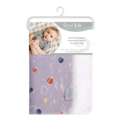 Trend Lab Space Deep Pile Plush Baby Blanket