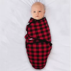 The Peanutshell Plaid Woodland 3-Pack Swaddles -Baby World 5341633 ALT5