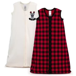 The Peanutshell Buffalo Plaid 2-Pack Sleepbags