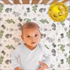 The Peanutshell 2-Pack Dinosaur Crib Sheets 8 The Peanutshell 2-Pack Dinosaur Crib Sheets -Baby World 5341664 ALT2