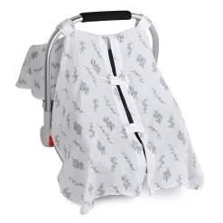 The Peanutshell Muslin Canopy Car Seat Cover