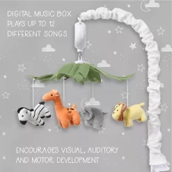 The Peanutshell Safari Animals Musical Mobile -Baby World 5341738 ALT3