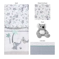 Boys Girls Sammy & Lou Sammy & Lou Ellie & Friends 4 Piece Crib Bedding Set