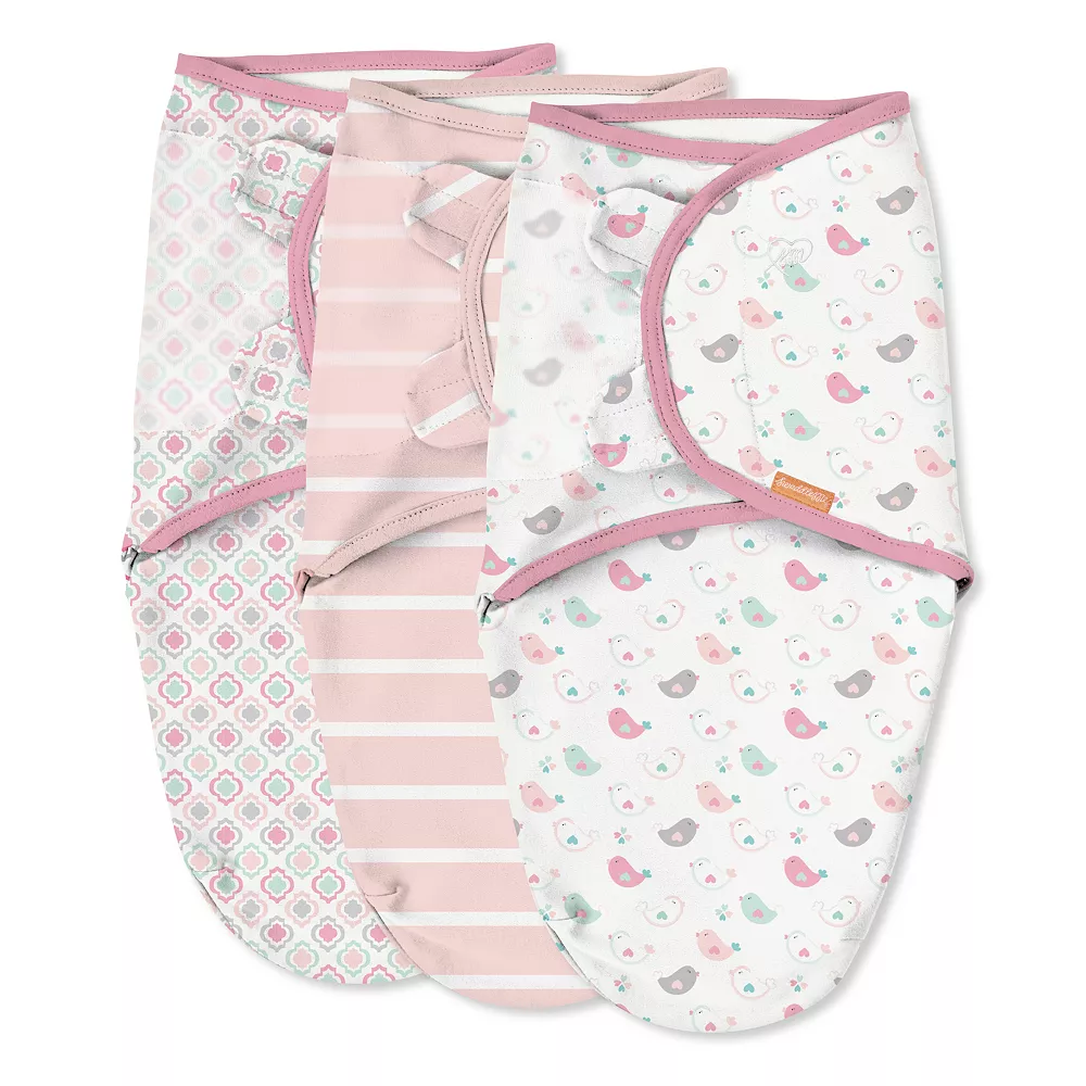 SwaddleMe Original Fly Away 3-Pack Swaddles 1 SwaddleMe Original Fly Away 3-Pack Swaddles