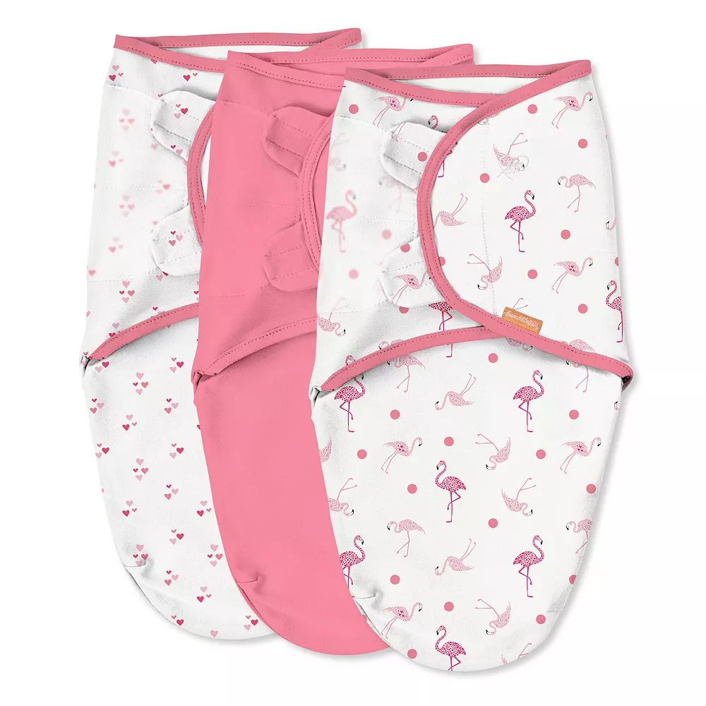 SwaddleMe Original Flamingo Fiesta 3-Pack Swaddles 1 SwaddleMe Original Flamingo Fiesta 3-Pack Swaddles