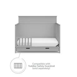 Graco Storkcraft Homestead 4-in-1 Convertible Crib With Drawer -Baby World 5613314 ALT13