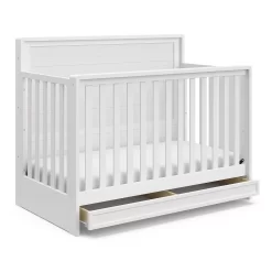 Graco Storkcraft Luna 4-in-1 Convertible Crib With Drawer