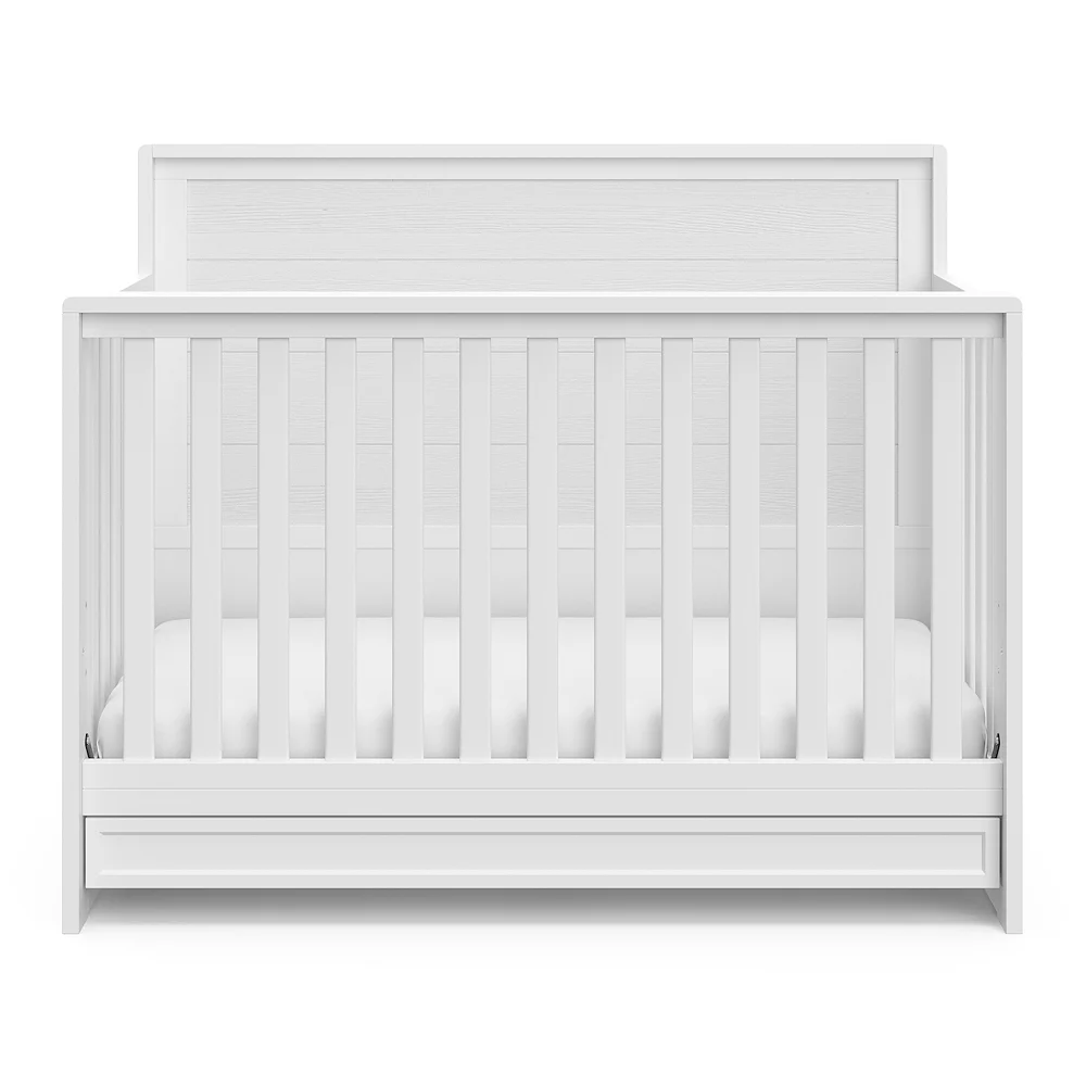Graco Storkcraft Luna 4-in-1 Convertible Crib With Drawer 2 Graco Storkcraft Luna 4-in-1 Convertible Crib With Drawer - Image 2