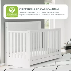 Graco Storkcraft Luna 4-in-1 Convertible Crib With Drawer 8 Graco Storkcraft Luna 4-in-1 Convertible Crib With Drawer -Baby World 5613315 ALT10