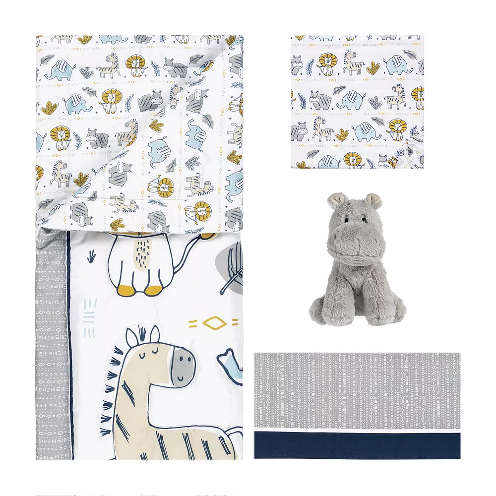 Sammy & Lou Zambia 4-Piece Crib Bedding Set 1 Sammy & Lou Zambia 4-Piece Crib Bedding Set