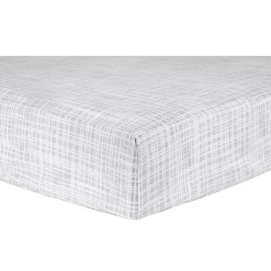 Trend Lab Big Sky Criss Cross Flannel Fitted Crib Sheet