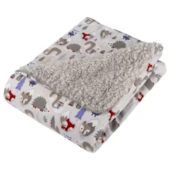 Trend Lab Winter Forest Faux Shearling Reversible Blanket