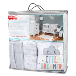 Fisher Price Nursery 4 Piece Cloud Dreams Nursery Crib Set