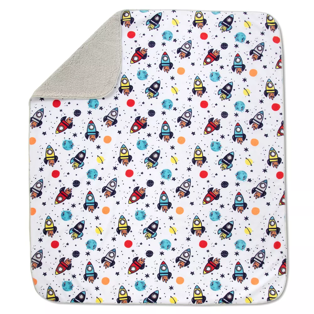 Fisher Price Fisher-Price Space Explorer Blanket & Booties Set 6 Fisher Price Fisher-Price Space Explorer Blanket & Booties Set - Image 6