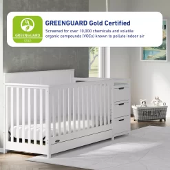 Graco Hadley 4-in-1 Convertible Crib And Changer With Drawer -Baby World 5671916 ALT20