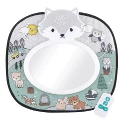 The Peanutshell Woodland Car Seat Musical Mirror