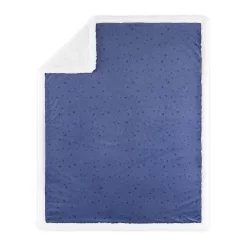 The Peanutshell Moonlight Blue Baby Blanket