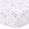 The Peanutshell Moonlight Blue Crib Fitted Sheet