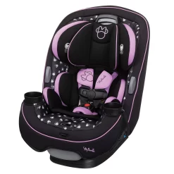 Disney's Minnie Mouse Midnight Minnie Grow And Go 3-in-1 Convertible Car Seat With 1-Hand Adjust