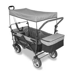WonderFold S-Series Utility Premium Folding Wagon With Canopy -Baby World 5736191 ALT2